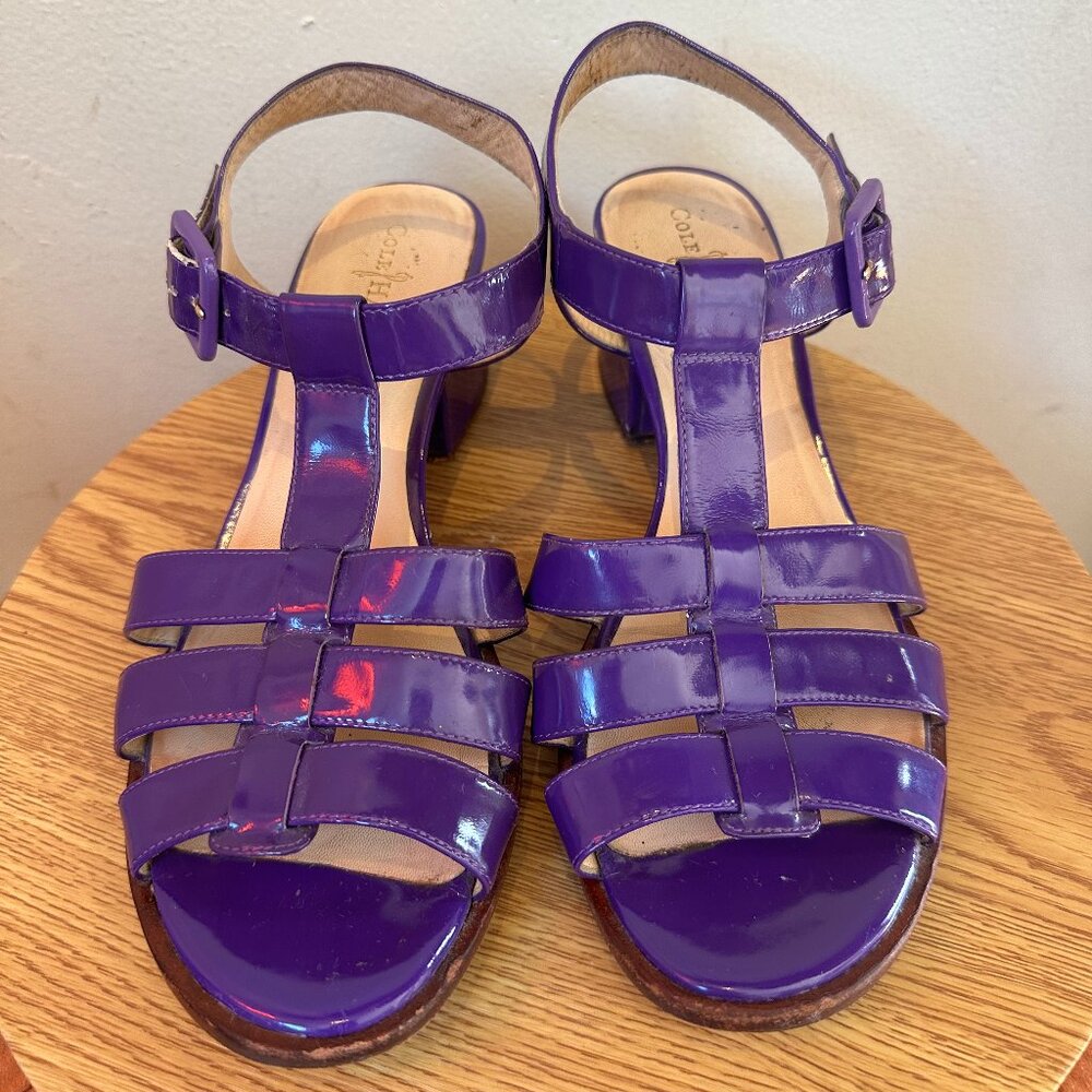 Cole Haan Purple Strappy Heels – Women’s Heels – Good Condition